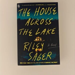 The House Across the Lake by - Black and Yellow Cover